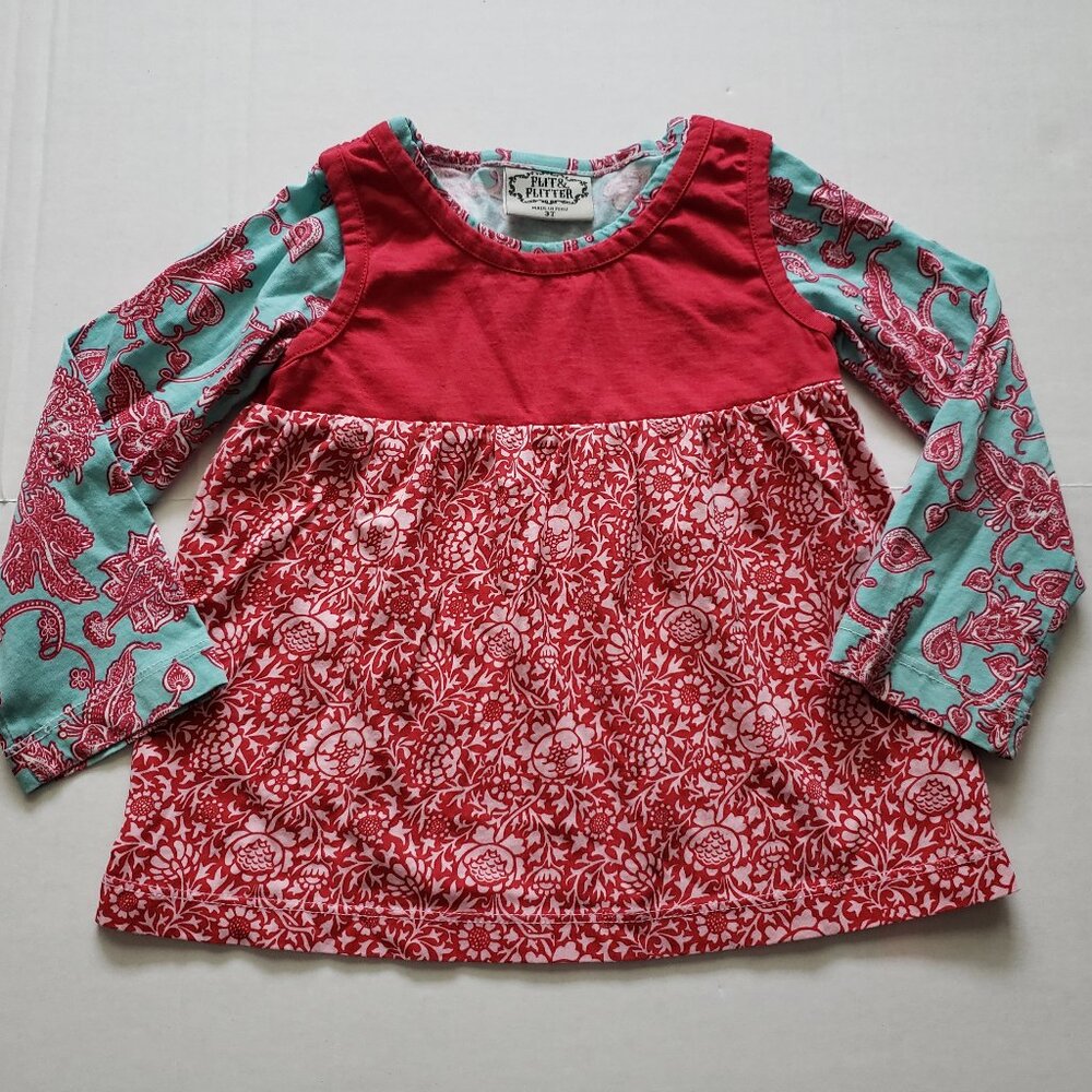 Flit & Flitter Girls Foral Shirt